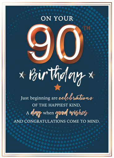 Picture of ON YOUR 90TH BIRTHDAY CARD